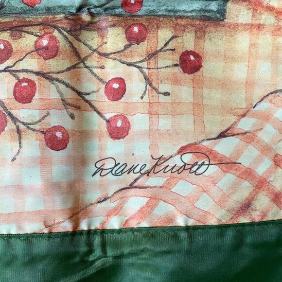 Floral Heart Birdhouse Signed D Knott Spring Decorative House Garden Flag Banner - Picture 3 of 7